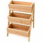 Handmade 3 Tier Cedar Raised Garden Planter